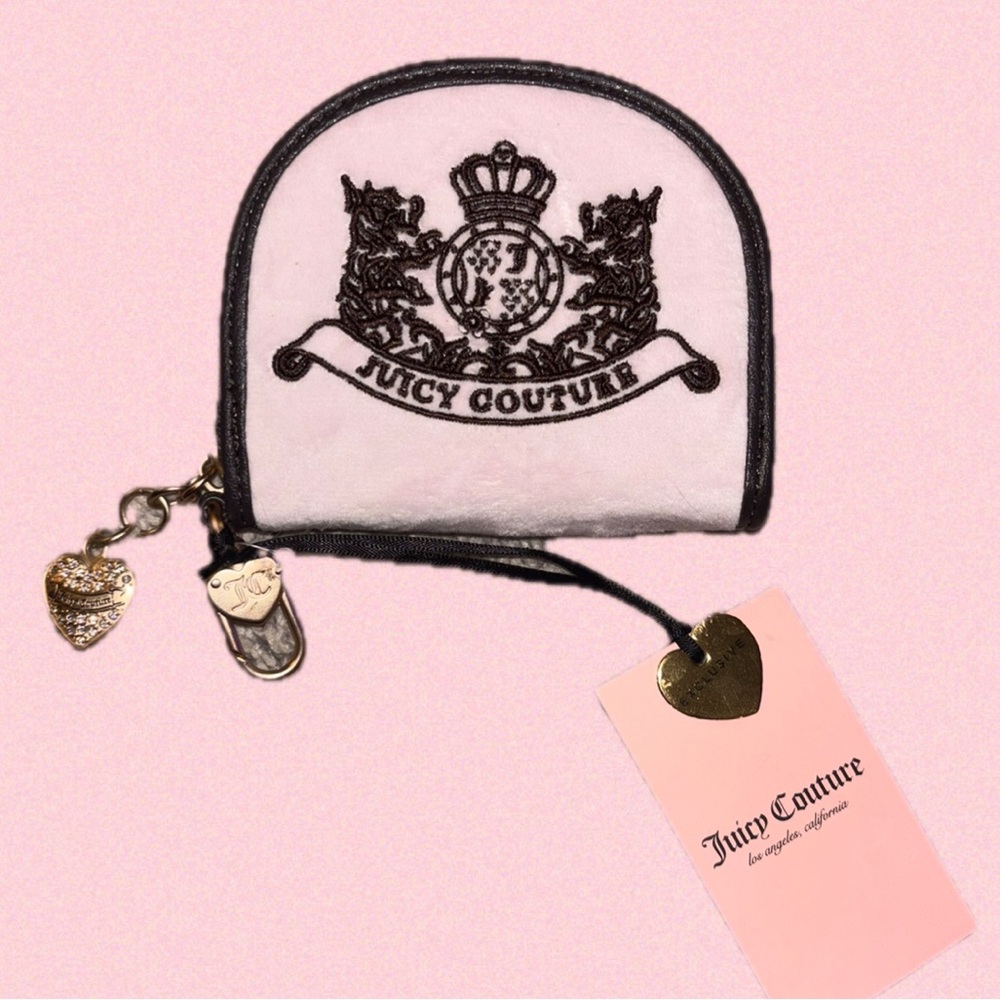 Juicy Couture Pink And Brown Scottie Dog Wallet NWT